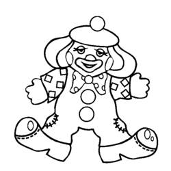 Раскраска: клоун (Персонажи) #91107 - Бесплатные раскраски для печати