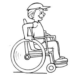 Раскраска: инвалид (Персонажи) #98407 - Бесплатные раскраски для печати
