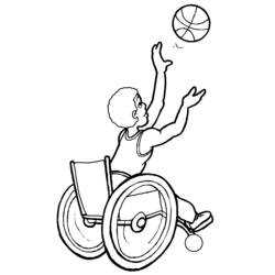 Раскраска: инвалид (Персонажи) #98421 - Бесплатные раскраски для печати