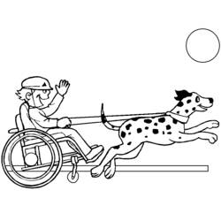 Раскраска: инвалид (Персонажи) #98432 - Бесплатные раскраски для печати