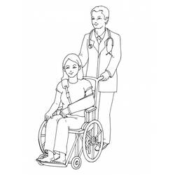 Раскраска: инвалид (Персонажи) #98447 - Бесплатные раскраски для печати