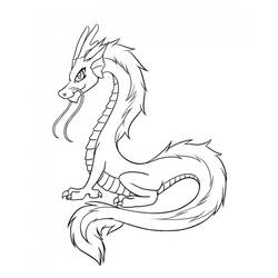 Раскраска: дракон (Персонажи) #148386 - Бесплатные раскраски для печати