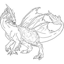Раскраска: дракон (Персонажи) #148392 - Бесплатные раскраски для печати