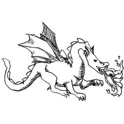 Раскраска: дракон (Персонажи) #148478 - Бесплатные раскраски для печати