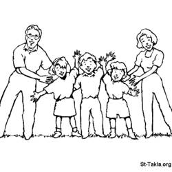 Раскраска: семья (Персонажи) #95132 - Бесплатные раскраски для печати