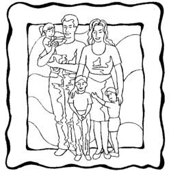 Раскраска: семья (Персонажи) #95153 - Бесплатные раскраски для печати
