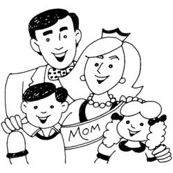 Раскраска: семья (Персонажи) #95172 - Бесплатные раскраски для печати