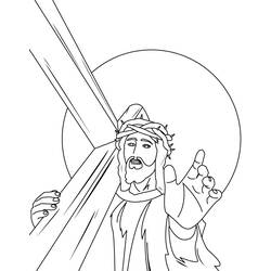 Раскраска: Иисус (Персонажи) #98902 - Бесплатные раскраски для печати