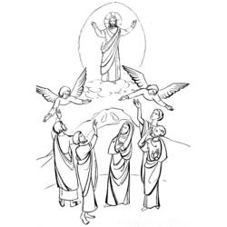Раскраска: Иисус (Персонажи) #98944 - Бесплатные раскраски для печати