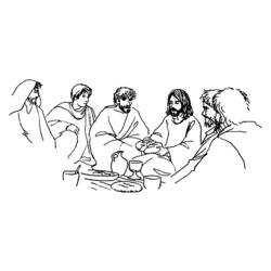 Раскраска: Иисус (Персонажи) #98970 - Бесплатные раскраски для печати