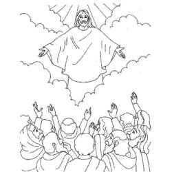 Раскраска: Иисус (Персонажи) #98976 - Бесплатные раскраски для печати
