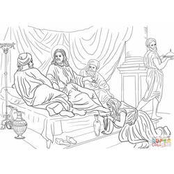 Раскраска: Иисус (Персонажи) #98995 - Бесплатные раскраски для печати