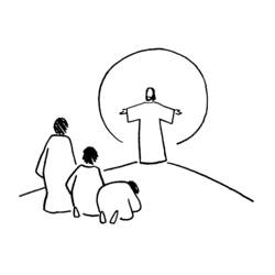 Раскраска: Иисус (Персонажи) #99001 - Бесплатные раскраски для печати