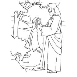 Раскраска: Иисус (Персонажи) #99117 - Бесплатные раскраски для печати