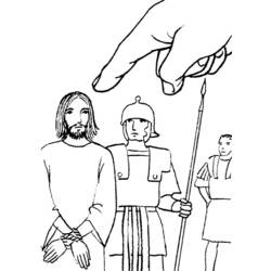 Раскраска: Иисус (Персонажи) #99184 - Бесплатные раскраски для печати