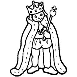 Раскраска: король (Персонажи) #106915 - Бесплатные раскраски для печати