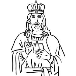 Раскраска: король (Персонажи) #106919 - Бесплатные раскраски для печати