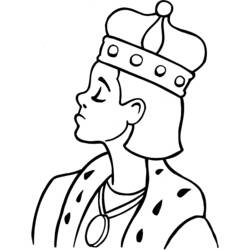 Раскраска: король (Персонажи) #107257 - Бесплатные раскраски для печати