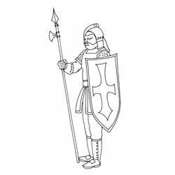 Раскраска: рыцарь (Персонажи) #86940 - Бесплатные раскраски для печати