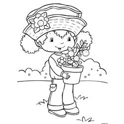 Раскраска: маленькая девочка (Персонажи) #96643 - Бесплатные раскраски для печати