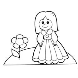 Раскраска: маленькая девочка (Персонажи) #96777 - Бесплатные раскраски для печати