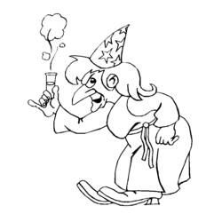 Раскраска: волшебник (Персонажи) #100718 - Бесплатные раскраски для печати