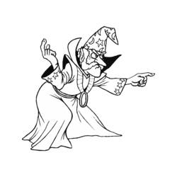 Раскраска: волшебник (Персонажи) #100733 - Бесплатные раскраски для печати