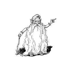 Раскраска: волшебник (Персонажи) #100962 - Бесплатные раскраски для печати