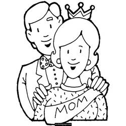 Раскраска: мама (Персонажи) #101132 - Бесплатные раскраски для печати