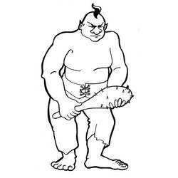 Раскраска: великан-людоед (Персонажи) #102794 - Бесплатные раскраски для печати
