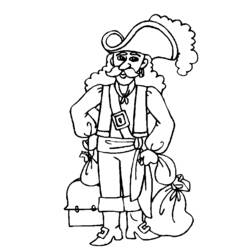 Раскраска: пират (Персонажи) #105069 - Бесплатные раскраски для печати