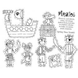 Раскраска: пират (Персонажи) #105124 - Бесплатные раскраски для печати