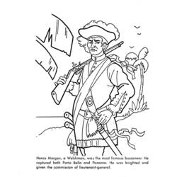 Раскраска: пират (Персонажи) #105155 - Бесплатные раскраски для печати
