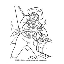 Раскраска: пират (Персонажи) #105173 - Бесплатные раскраски для печати