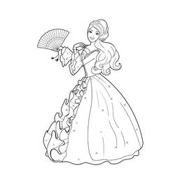 Раскраска: принцесса (Персонажи) #85228 - Бесплатные раскраски для печати