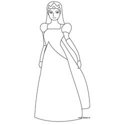 Раскраска: принцесса (Персонажи) #85416 - Бесплатные раскраски для печати