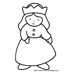 Раскраска: принцесса (Персонажи) #85448 - Бесплатные раскраски для печати