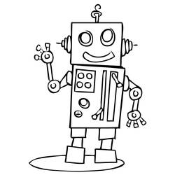 Раскраска: робот (Персонажи) #106574 - Бесплатные раскраски для печати