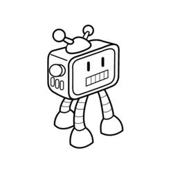 Раскраска: робот (Персонажи) #106580 - Бесплатные раскраски для печати