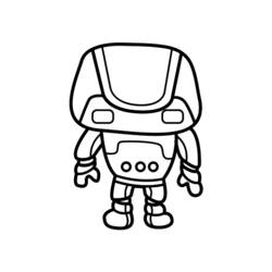 Раскраска: робот (Персонажи) #106711 - Бесплатные раскраски для печати