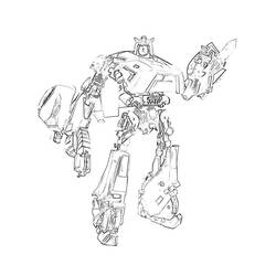 Раскраска: робот (Персонажи) #106760 - Бесплатные раскраски для печати