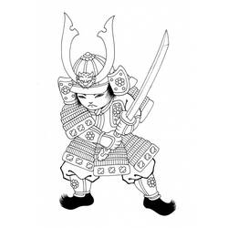 Раскраска: самурай (Персонажи) #107289 - Бесплатные раскраски для печати