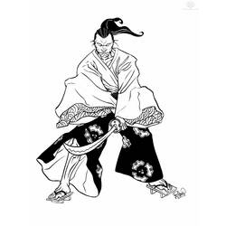 Раскраска: самурай (Персонажи) #107296 - Бесплатные раскраски для печати