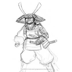 Раскраска: самурай (Персонажи) #107318 - Бесплатные раскраски для печати