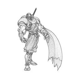 Раскраска: самурай (Персонажи) #107384 - Бесплатные раскраски для печати