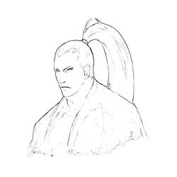 Раскраска: самурай (Персонажи) #107410 - Бесплатные раскраски для печати