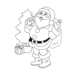 Раскраска: Дед мороз (Персонажи) #104660 - Бесплатные раскраски для печати