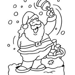 Раскраска: Дед мороз (Персонажи) #104664 - Бесплатные раскраски для печати