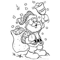 Раскраска: Дед мороз (Персонажи) #104719 - Бесплатные раскраски для печати