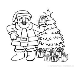 Раскраска: Дед мороз (Персонажи) #104746 - Бесплатные раскраски для печати